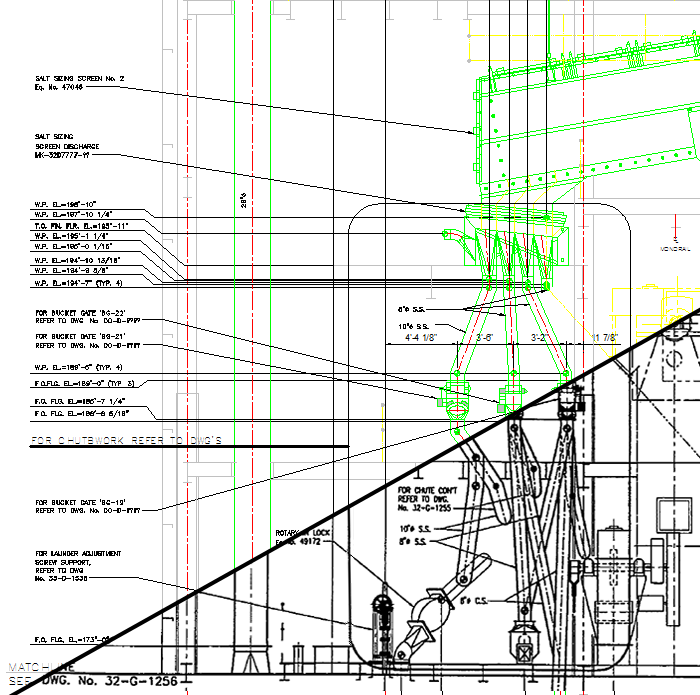 Illustration of Plant Drawing Conversion