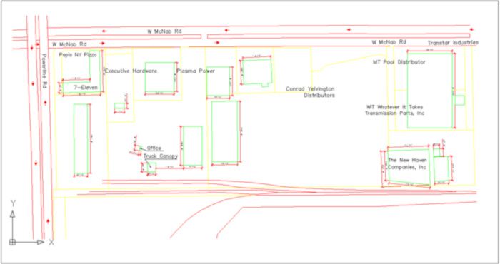 DWG made from Satellite Image