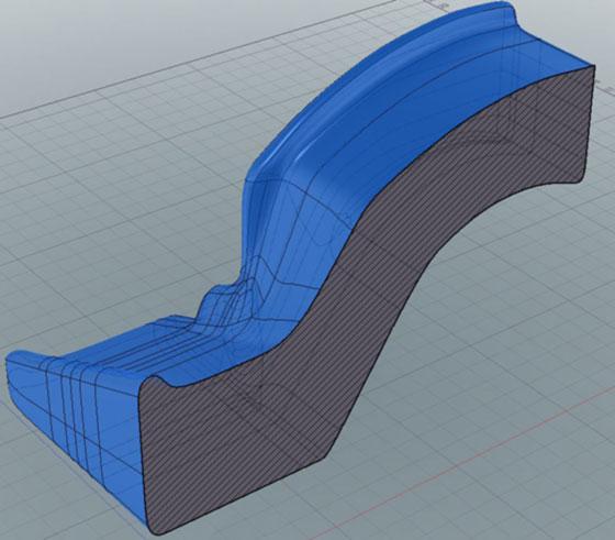 Illustration of 3D Model of Medical Cushion