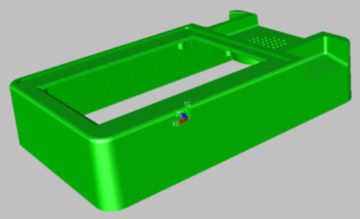 Illustration of 3D Model for Molding an Enclosure