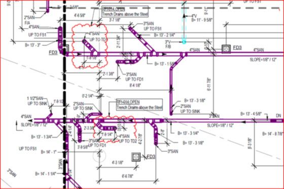 Detail from Shop Drawing